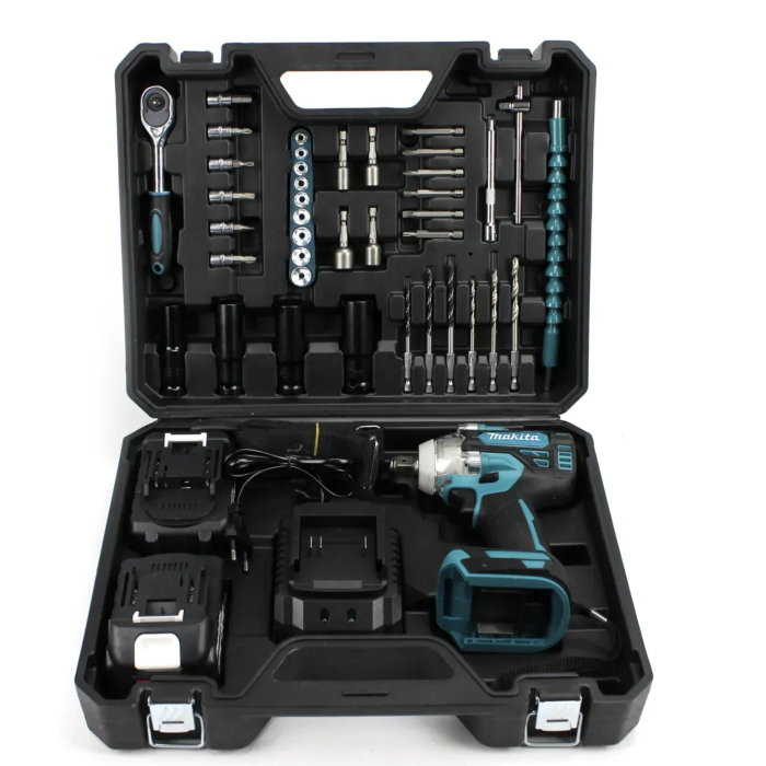 Гайковерт Makita DTW301 акумуляторний з набором інструментів