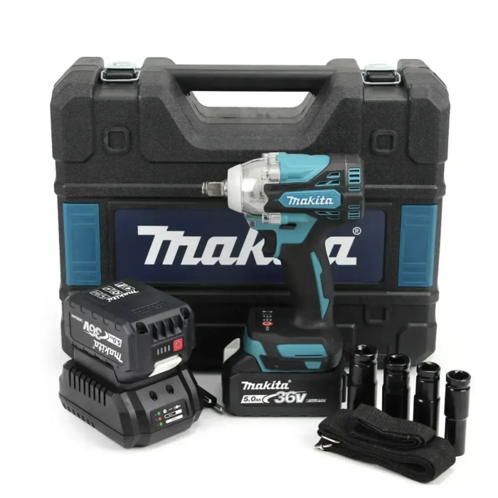 Гайковерт Makita DTW301 акумуляторний з набором інструментів