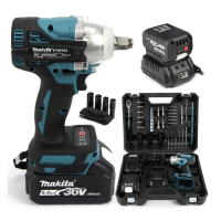 Гайковерт Makita DTW301 акумуляторний з набором інструментів