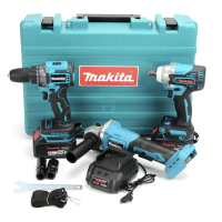 Набір акумуляторного існтрументу 3в1 АКБ Makita 48V (Ударний шуруповерт + Болгарка + Гайковерт) Макіта