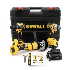 Набір акумуляторного інструменту 3в1 DeWalt 36V (шуруповерт + кутова шліфувальна машина + гайковерт)