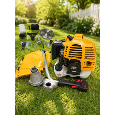 Бензинова коса для трави і кущів DeWalt Мотокоса бензинова для газону і заростей DCM881N Мотокоса для дачі Тример бензиновий